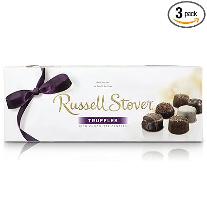 Amazon Com Russell Stover Chocolate Truffles 12 Ounce Boxes