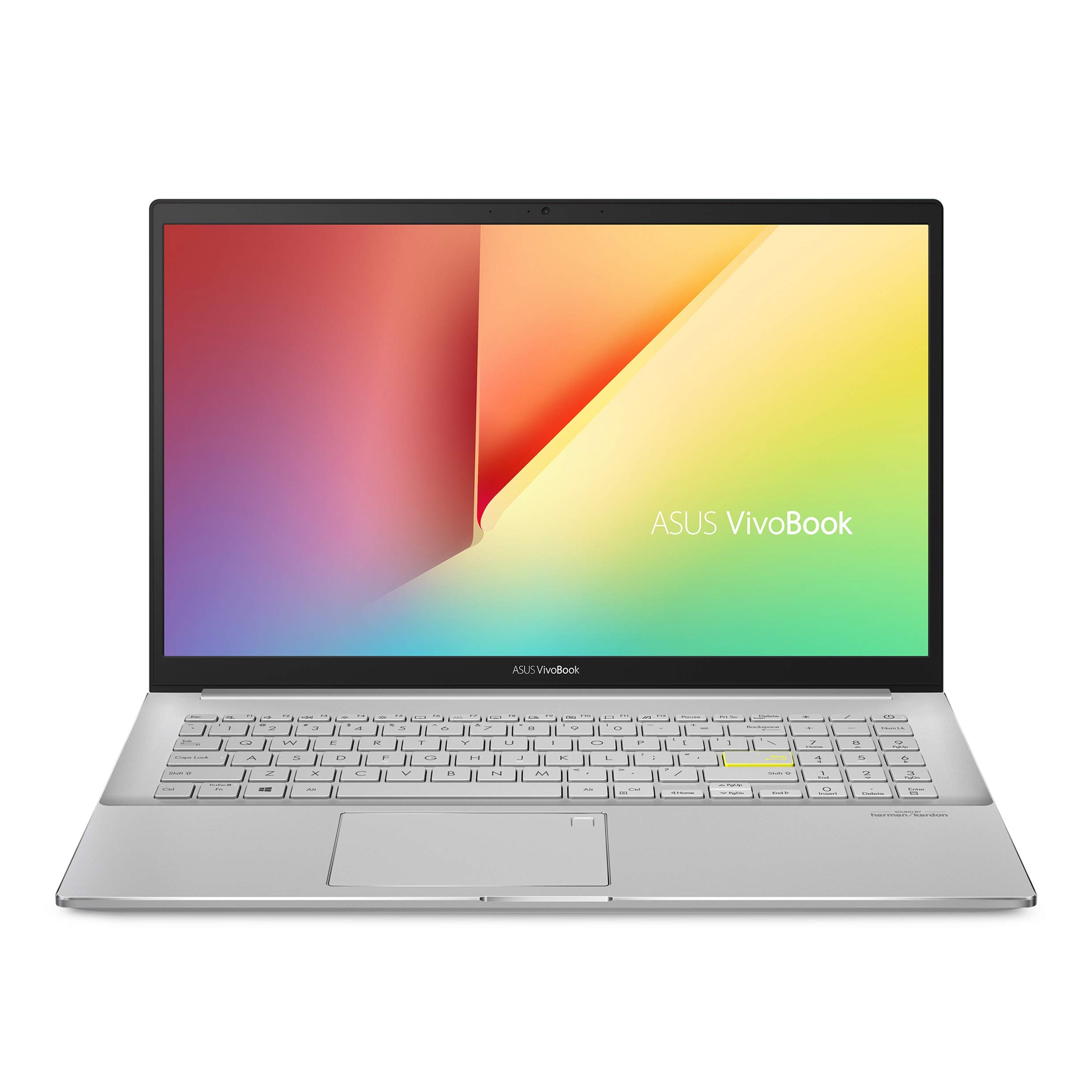 ASUS VivoBook S15 S533 Thin and Light Laptop, 15.6” FHD Display, Intel Core i5-10210U CPU, 8GB DDR4 RAM, 512GB PCIe SSD, Windows 10 Home, Dreamy White, S533FA-DS51-WH