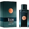 Banderas Perfumes - The Icon Attitude - Eau de Parfum for Men - Long Lasting - Masculine and Elegant Fragrance - Ideal for Special Events - 3.4 Fl Oz