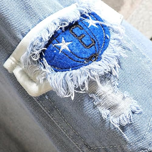 KPOP Rapper Denim Jacket Jeans Love Printed Fashion Sport Hip Hop