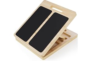 Yirilan Professional Slant Board, Calf Stretcher Slant Boards, Slant Board for Calf Stretching, Adjustable Wooden Incline Boa