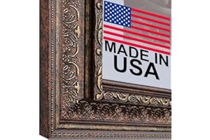WHOLESALE ARTS AND FRAMES Picture Frames 16x22 Frames 3-1/2" 16x22 Poster Frame,16 x 22 Bronze Picture Frame for Wall Mounting, Large Frame Ornate 22x 16 Canvas Oil Painting Frames Gothic Vintage Antique Luxury 104 .Baroque Wood Alternative-Polystyrene for Photo,Diploma,Puzzle,TV