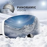 Odoland Ski Goggles Frameless Interchangeable Lens UV 400 OTG Helmet Compatible view 5
