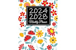 2024-2028 Monthly Planner: 5 Years Schedule Organizer from January 2024 Through December 2028