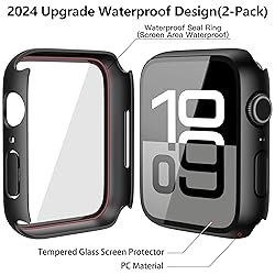 Misxi [2 Pack] Waterproof Hard Case with Tempered