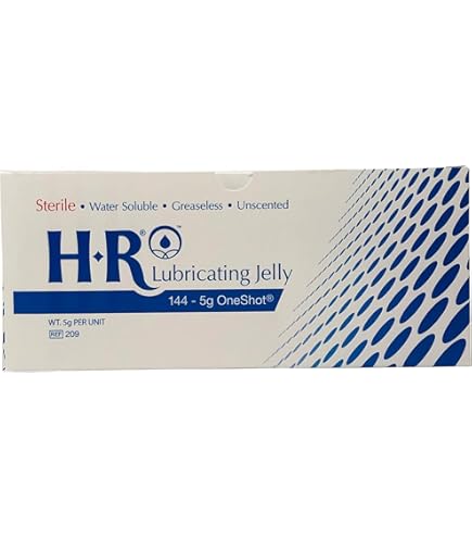 Amazon.com: HR Pharma Sterile Bacteriostatic Lubricating Jelly Oneshot  Packets for Catheter Insertion, Anti-Chafing and Personal Use, Water  Soluble Lubricant, Made in USA, Box of 144 3g Packets : Industrial &  Scientific