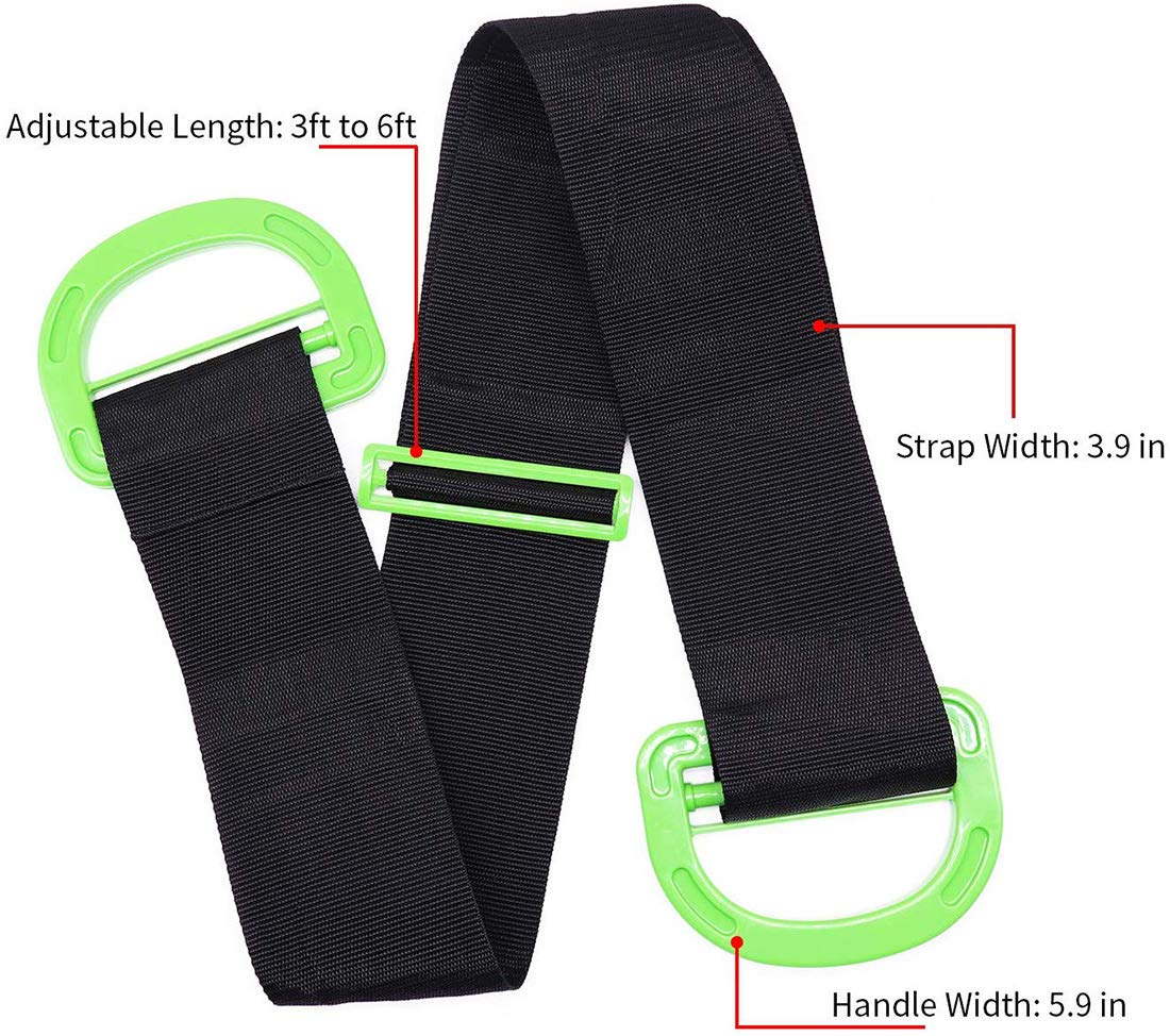 Boxes 2PCS Moving Belt Adjustable Moving Straps Carrying Straps for