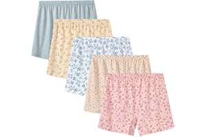 Underwear for Older Women Plus Size Cotton Boxer Briefs Loose Soft Panties Shorts for Middle Elderly Ladies