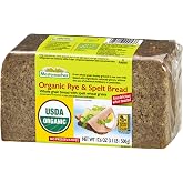 Mestemacher Organic Rye &amp; Spelt Bread, 17.6 oz | Made with Whole Grains | Vegan | Non-GMO | Authentic German Recipe