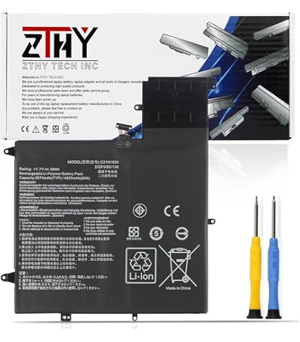 Amazon.com: Hubei C21N1706 Laptop Battery Compatible with Asus