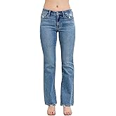 Judy Blue Mid Rise Vintage Wash Bootcut Jeans, Inseam 32"