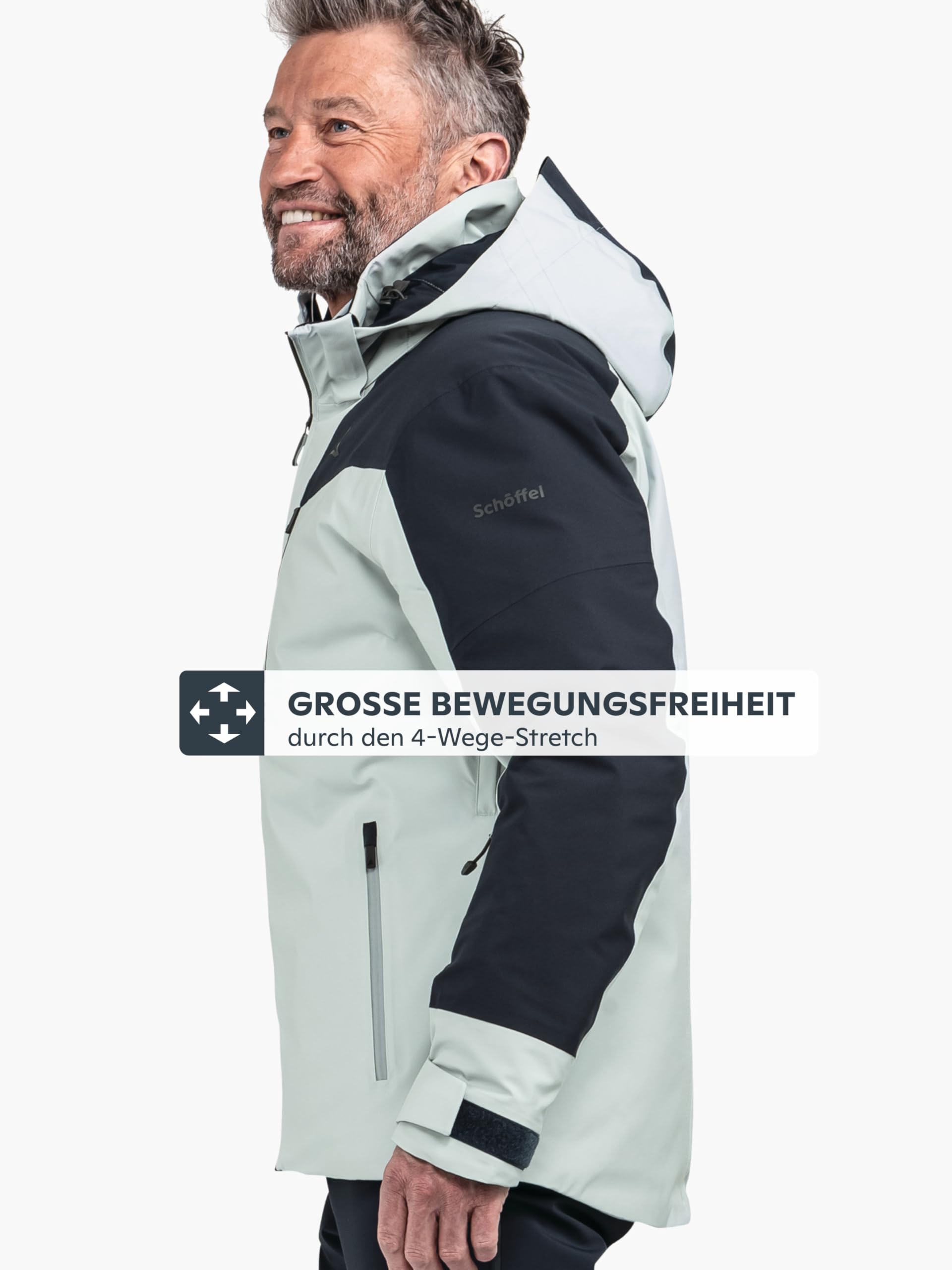 Schöffel Herren Jacket Tanunalpe M Ski, Fjord, 50 EU 4