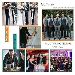 Men Suit Set Slim Fit Wedding Suit Business Suit