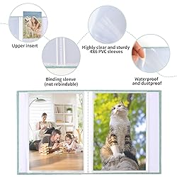 vivinin 2 Pack Photo Album 4x6, Linen Cover Photo