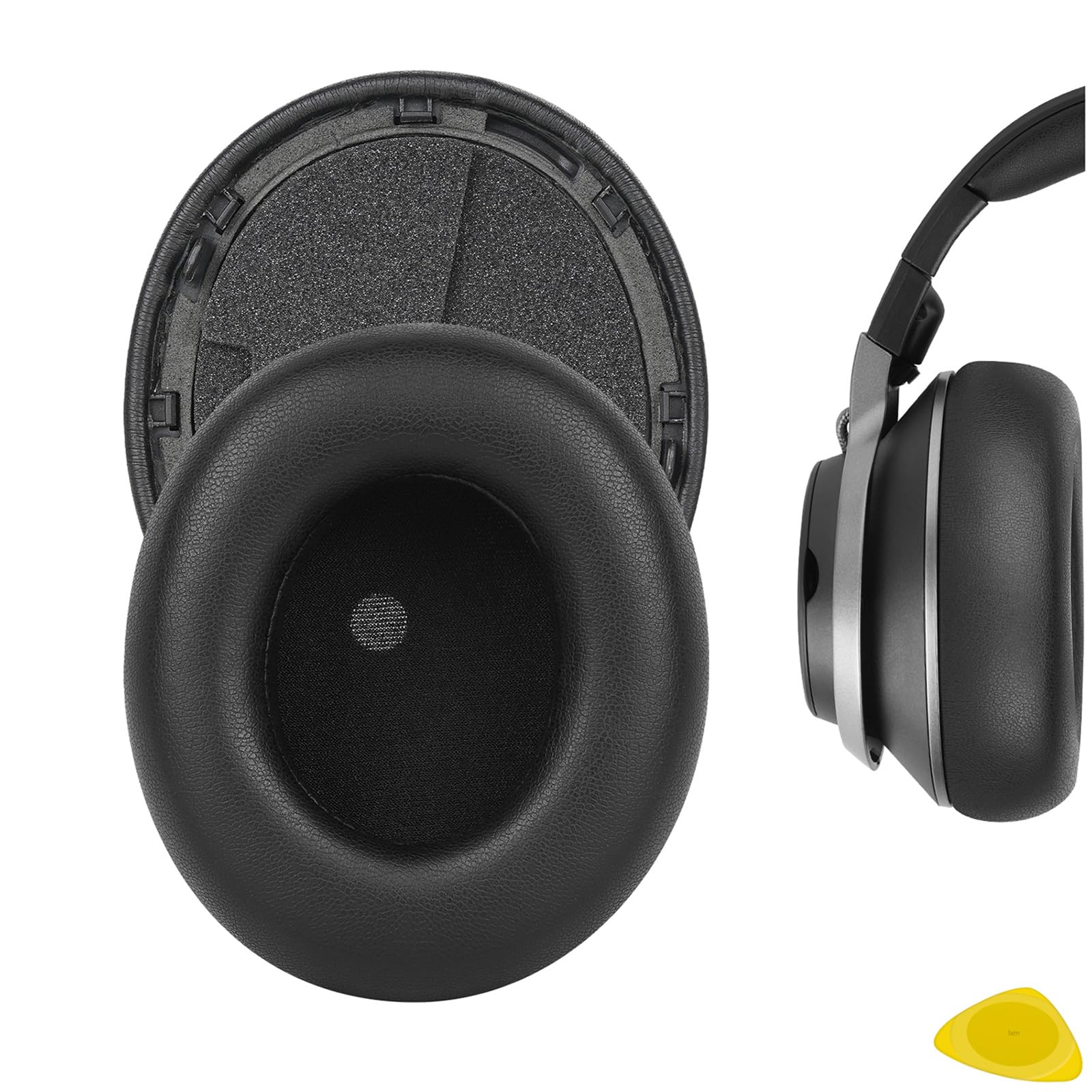 Geekria Replacement Ear Pads for Turtle Beach Stealth Pro Headphones, Ear Cushions (Black)