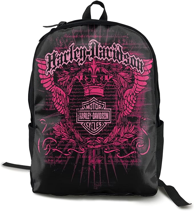 Harley Davidson Backpack for Men and Women Lightweight School Bag