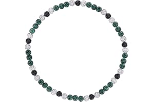 EXPHAIN Philadelphia Phils Baseball Necklace For Men Women Baseballer Inspired Beaded Necklace Unisex Rhinestone Discoball Necklaces Jewelry-gift for baseball team lovers