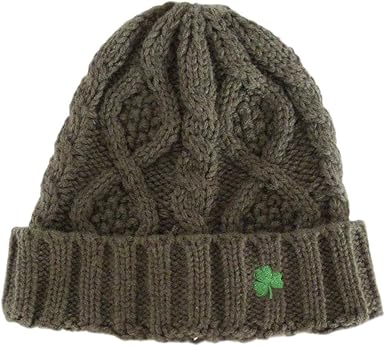 irish cable knit hat
