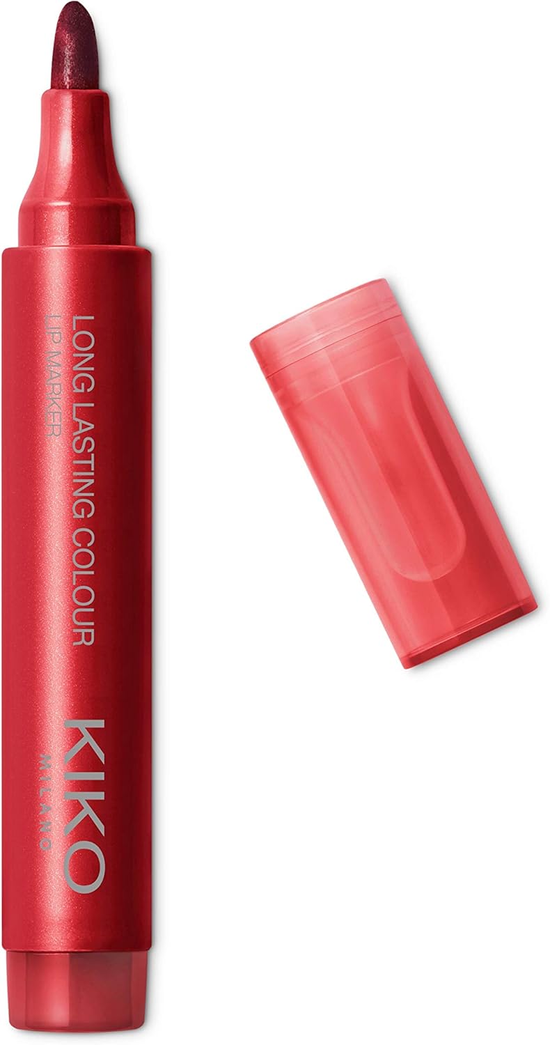 KIKO Milano Long Lasting Colour Lip Marker 105, 105 True Red, 2.5 g (Pack of 1)