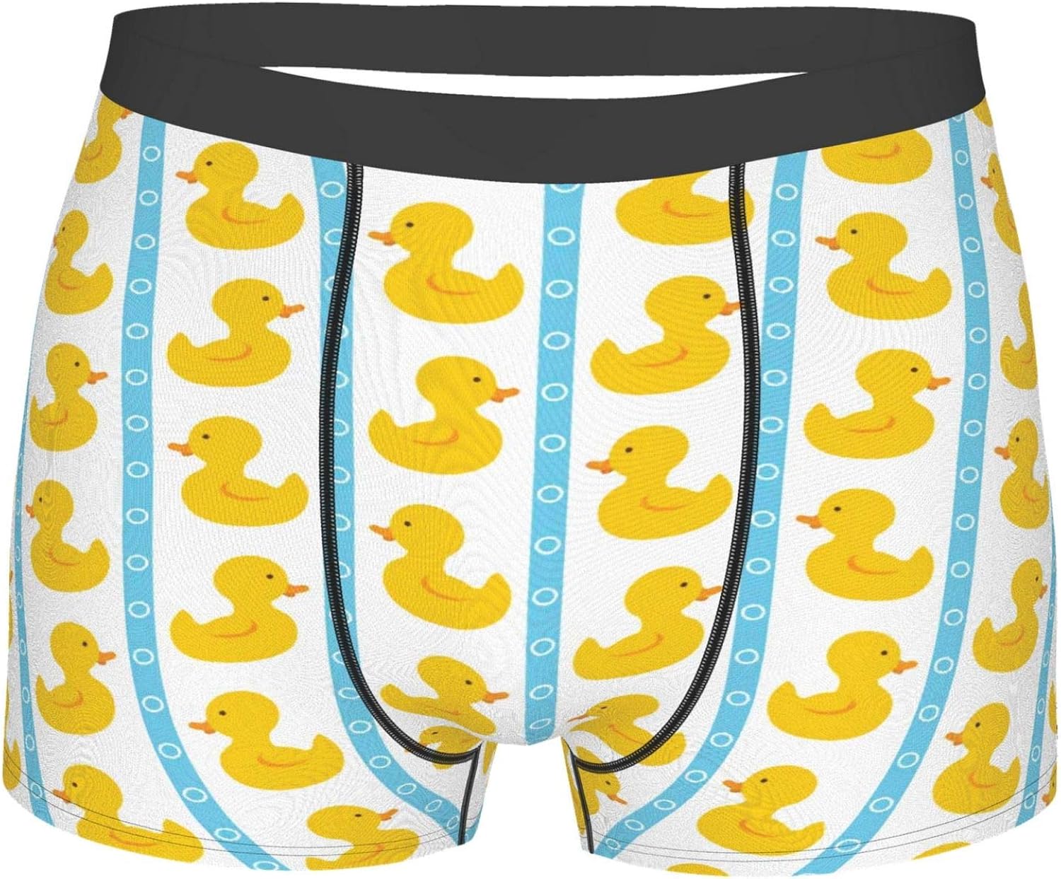 Rubber Duck Yellow Duckies Stripes Underwear Mens Stretch Classic Fit