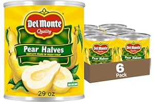 Del Monte Pear Halves, 29 oz. Can (pack of 6)