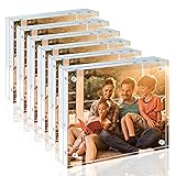 Egofine 8x10 Acrylic Frames 6 Pack, 20mm Thicker