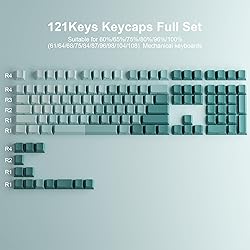XVX Shine Through Gradient Keycaps Green, Cherry