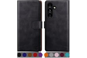 SUANPOT for Samsung Galaxy S24 Plus/S24+ Wallet case with RFID Blocking Credit Card Holder,Flip Book PU Leather Protective Cover Women Men for Samsung S24Plus Phone case Black