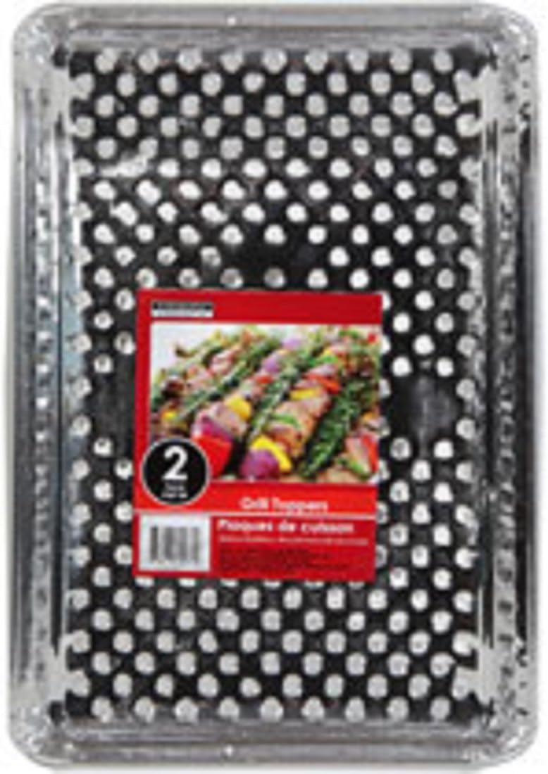 Foil Disposable Grill Topper Trays, 2ct. Packs 5 1/2 X 10 3/8 (5 Packs of 2) Amazon.co.uk