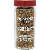 Morton &amp; Bassett Pickling Spice, 2.2 oz &ndash; Non-GMO, Salt-Free, Whole Spice Mix for Homemade Pickles, Marinades &amp; Brines