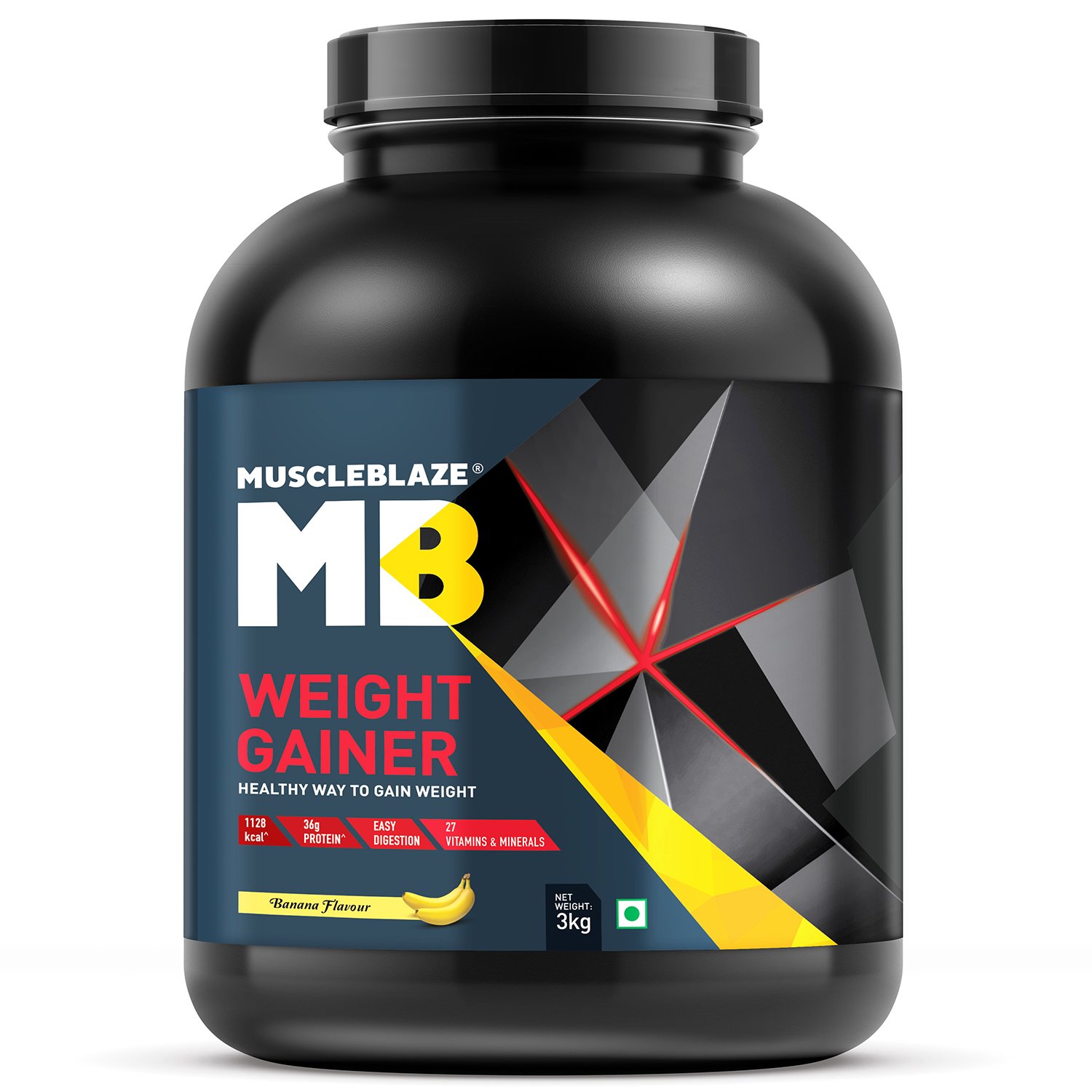 MuscleBlaze Weight Gainer (Banana, 3 Kg / 6.6 lb) Amazon.in Health