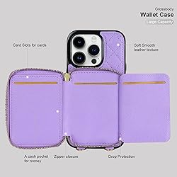 Bocasal Crossbody Wallet Case for iPhone 14