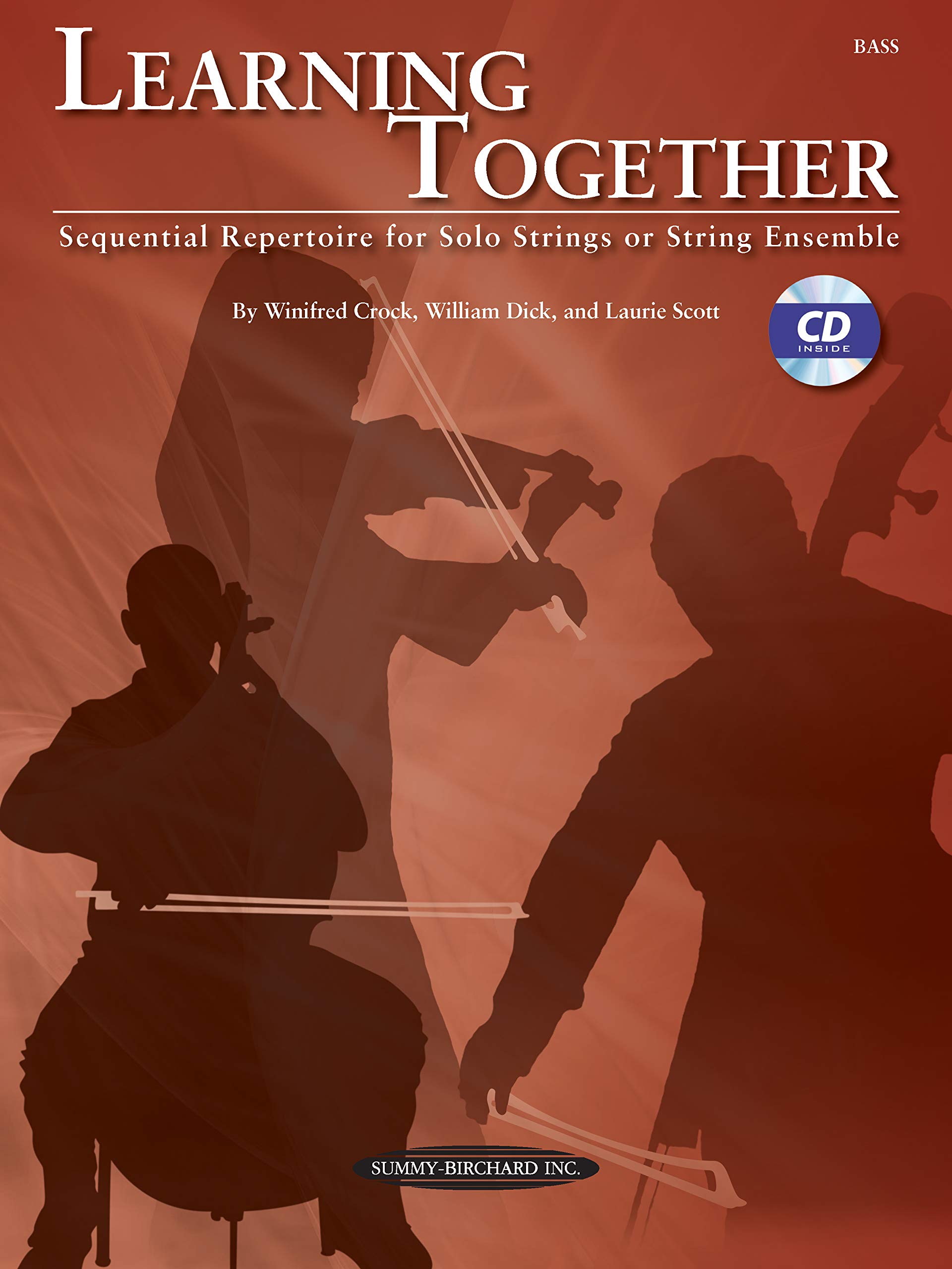 Learning Together: Sequential Repertoire For Solo Strings Or String Ensemble (Bass), Book & Cd (9780739068335)