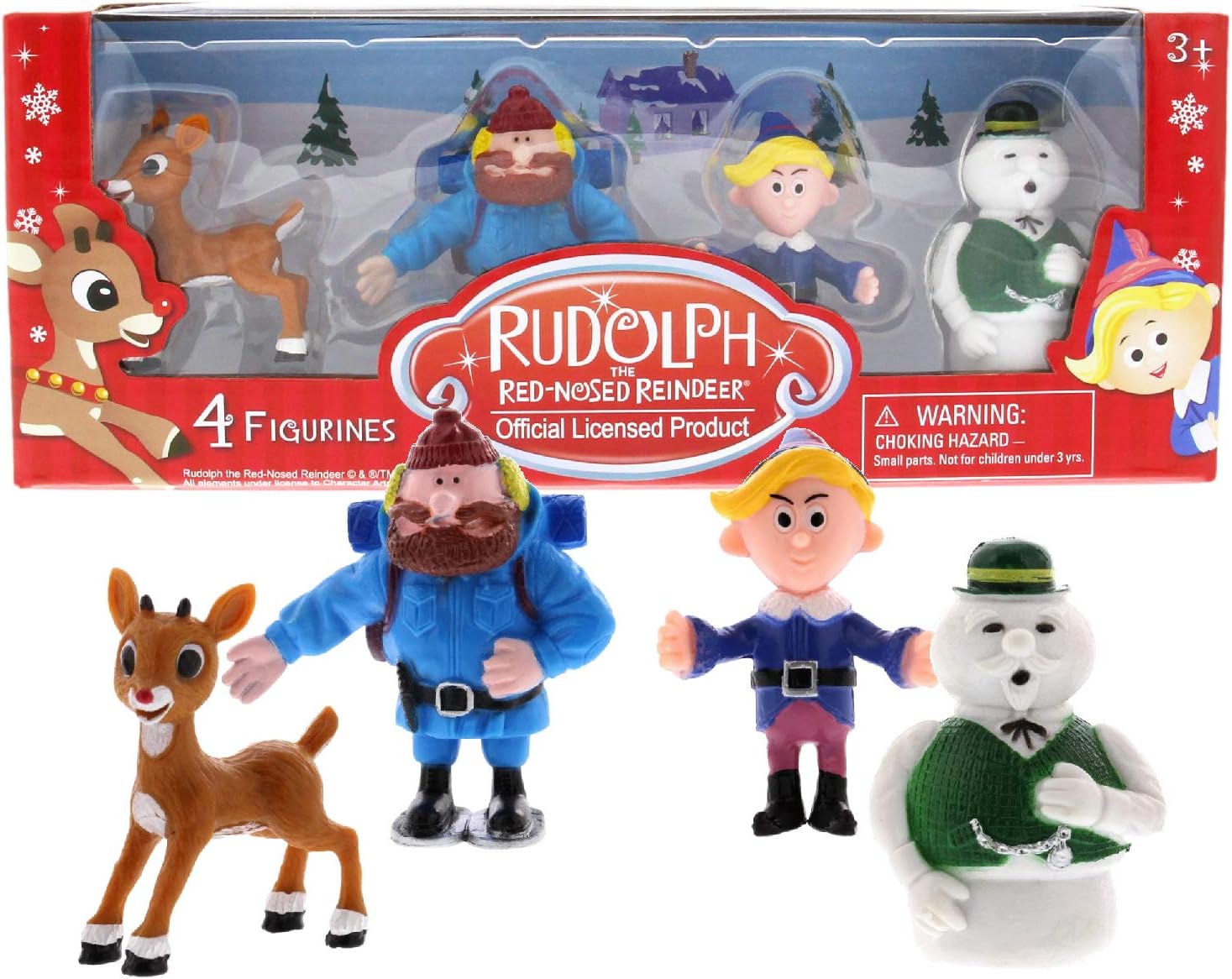 rudolph figurine set