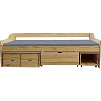 Bett weiss kopfteil 80 cm hoch