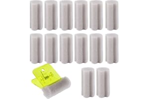 Professional Table Tennis Glue Sponge Brush Set – 15-Piece Absorbent Replacement Sponges with Clamp, Inorganic Water-Based Gl