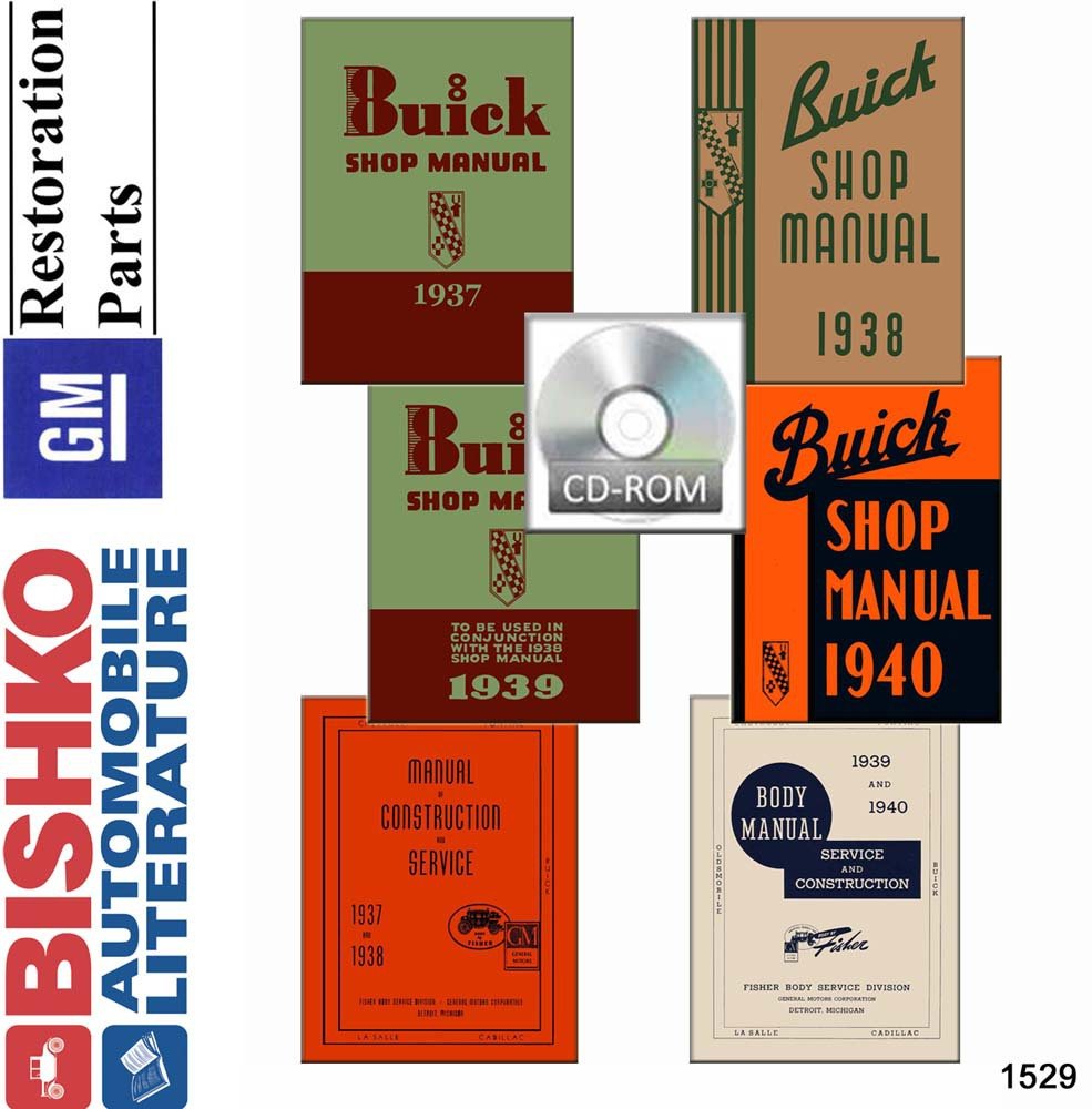 1938 1939 Buick Cd Rom Repair Shop Manual