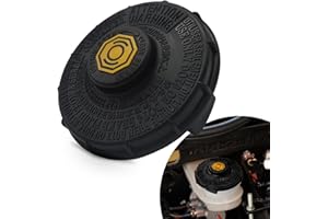 HABNVUON Brake Fluid Cap, Brake Fluid Reservoir Cap, Master Cylinder Tank Fluid Reservoir Cover Compatible with Honda Accord Fit EV Hybrid, Replaces OEM# 46662-SLE-J01, 46662-SDC-A02, 46662-S8A-003