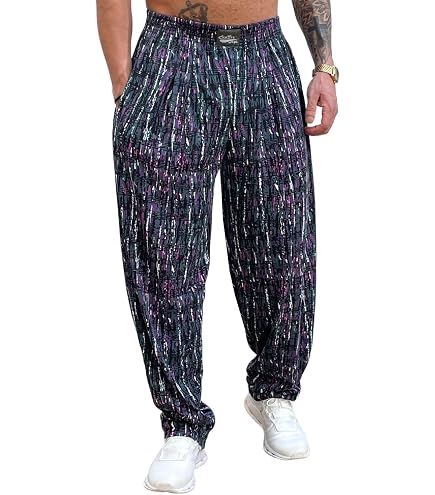 Amazon.com: Crazee Wear Loose Fit Baggy Workout Gym Sweat Pants