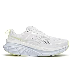 Saucony Women's Guide 18 Sneaker, White/ICE MELT, 7