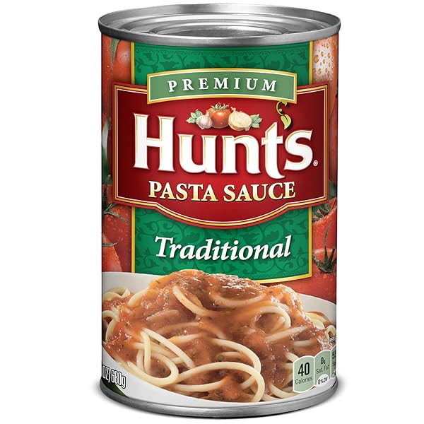 HUNT’S TRADITIONAL PASTA SAUCE, 24 OZ. CAN