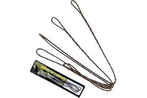 LWANO D97 Flemish Twist Bow String Handmade Fast Flight Bow String 16 Strands 54-70in Replacement Bowstring for Traditional Longbow Recurve Bow