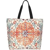 LUVOADALA Camouflage Camo Large Tote Bag Casual Shoulder Bags Reusable Grocery Handbag For Women Travel Shopping Gym