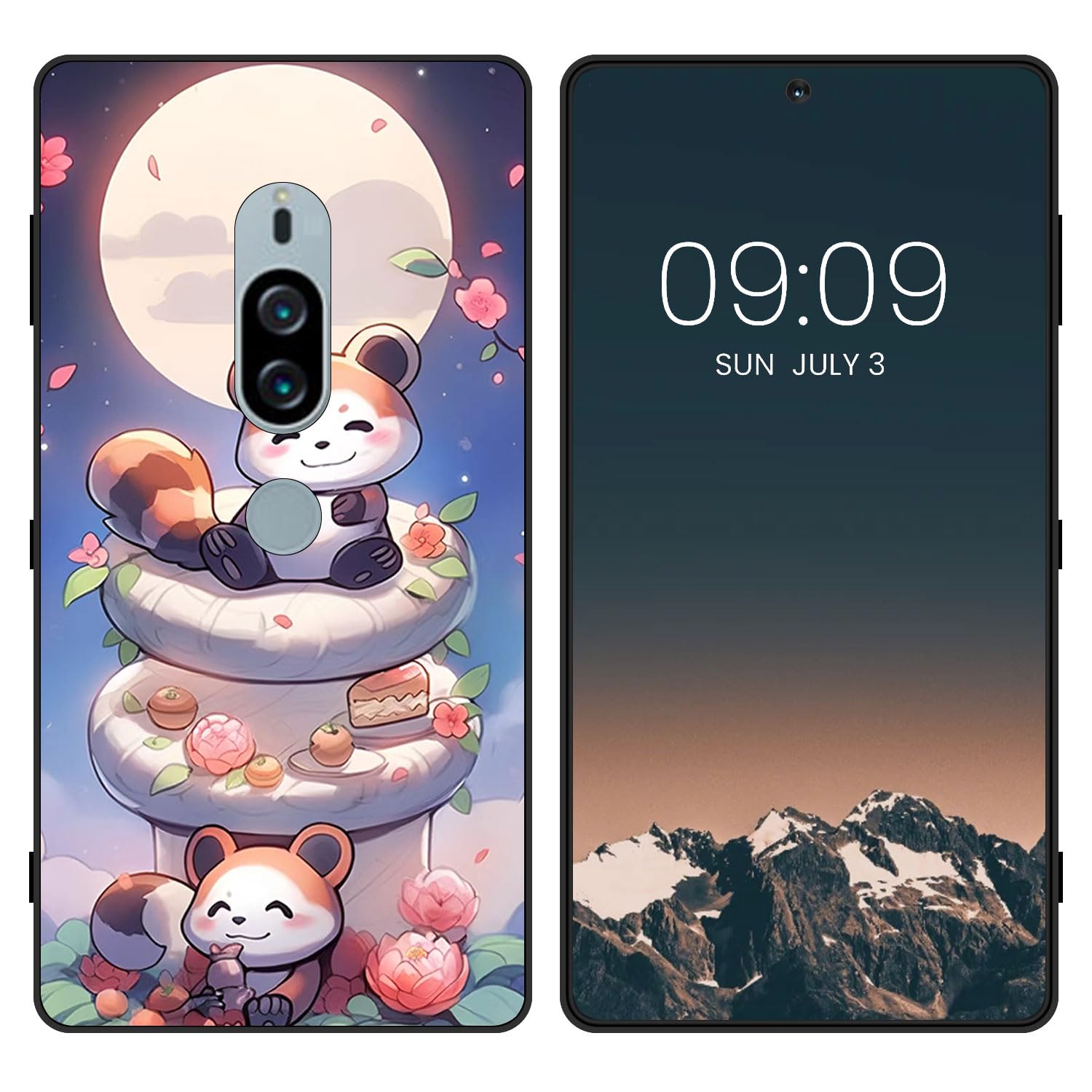 WUACYEAMING for Sony Xperia XZ2 Premium Cute