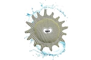 Hot Tub Scum Absorber Sponge Foam Collector Yellow Cute Eyes Pool Floating Scum Cleaning Sponge Eco-Friendly Sponge 1PC