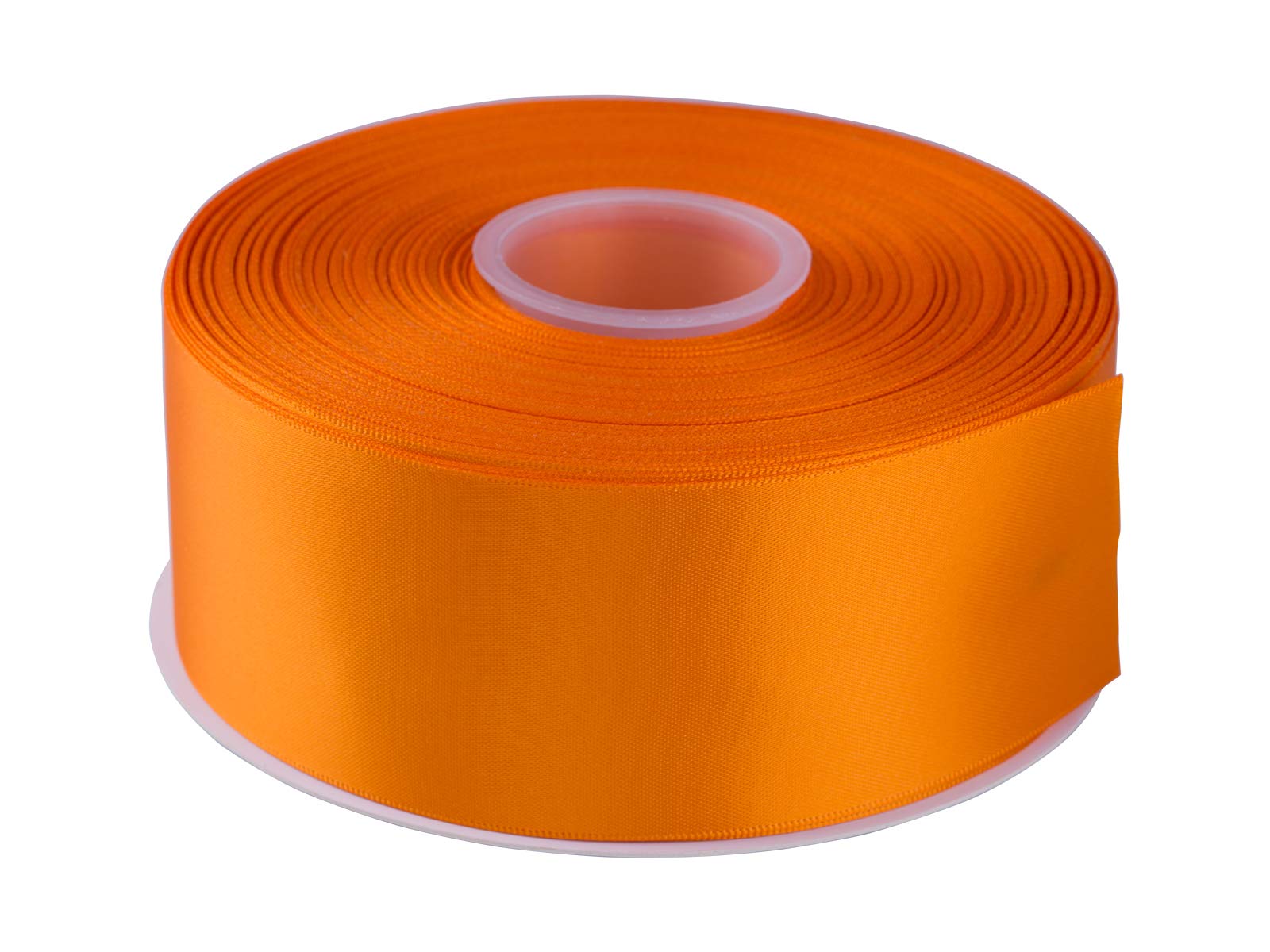AVANAVA 50mm Wide Double Face Satin Ribbon - 45 Meters (668-Orange Peel)