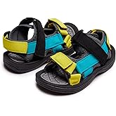 Skysole All Terrain Double Strap Sandals for Boys - Rubber Sole Amphibian Shoes for Beach, Pool, Hiking, Walking & Sports