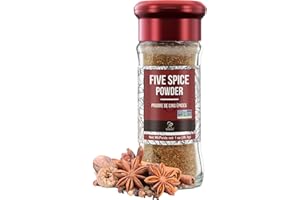 Soeos Chinese Five Spice 1 Ounce, Five Spice Powder, Five Spice Chinese Seasoning Non-GMO, Non-irradiated, No preservatives, No MSG