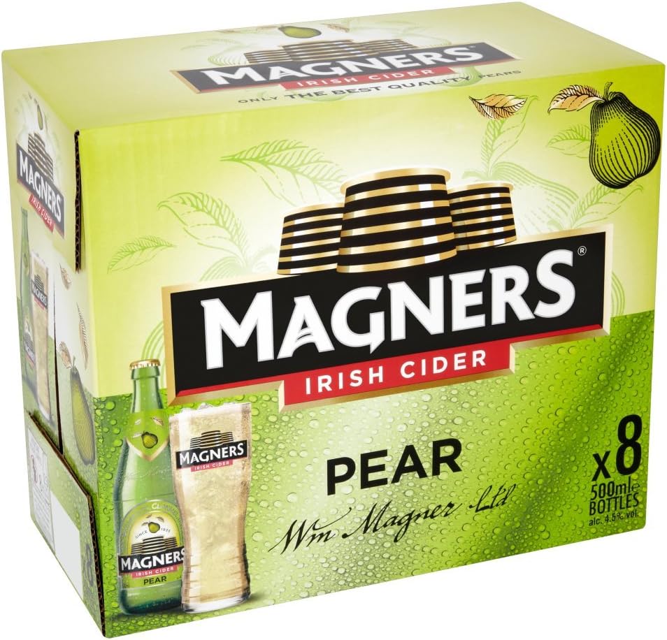 Magners Pear Irish Cider (8 x 500ml Bottles) Amazon.co.uk Grocery