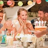 DRESHOW Birthday Girl Tiara Headband & Sash Set Princess Crown Rhinestone Women view 4